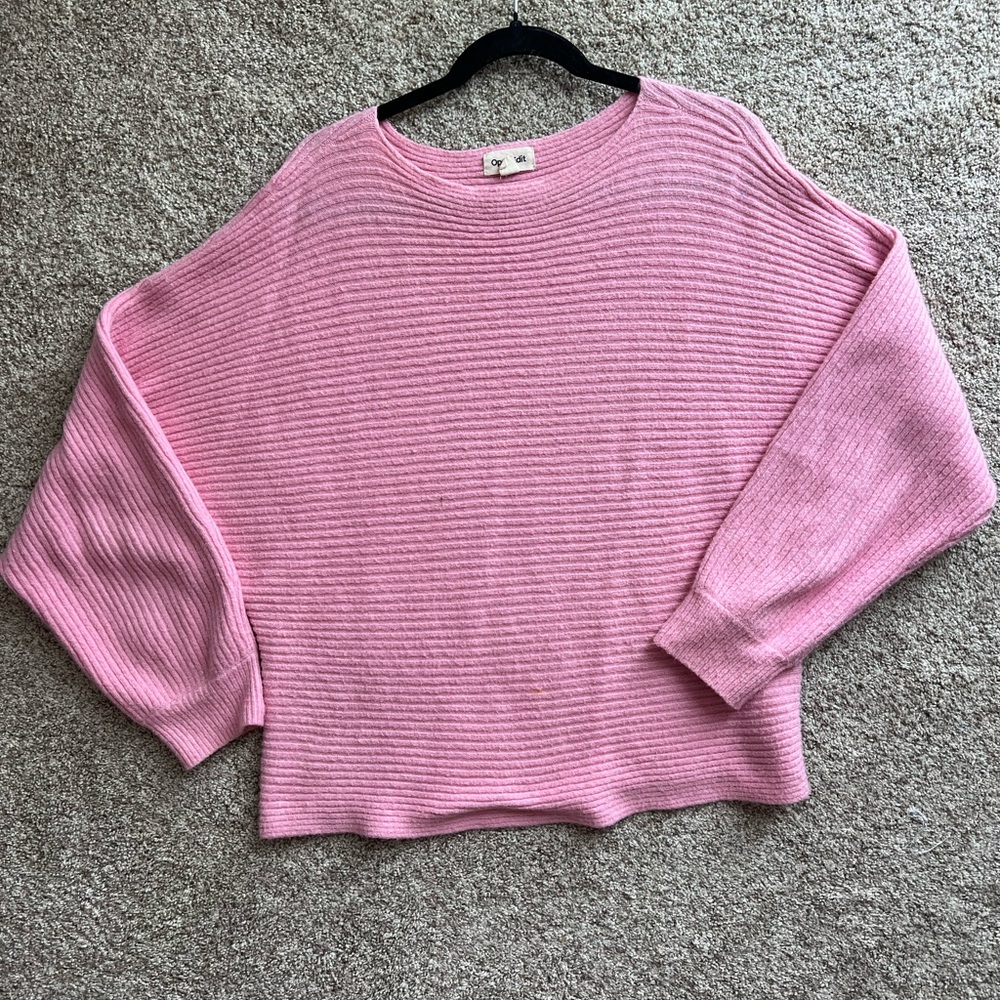 Nordstrom open edit size medium pink knit sweater